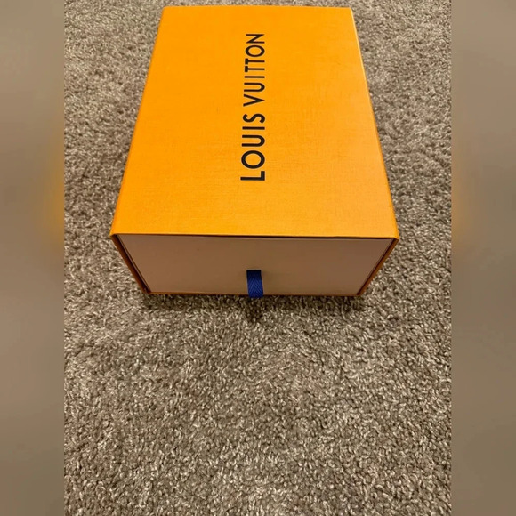 LV Sunset Flat Comfort Sandal Light Blue Monogram Denim Size 10 - Picture 13 of 15